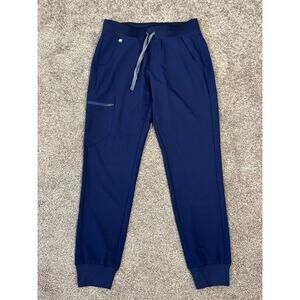 Figs Zamora Jogger Scrub Pants Women's Small Navy Medical Clinic Hospital Comfy